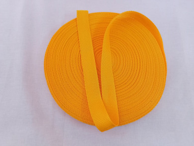 Лента текстильная ременная 25 мм - Оранжевая