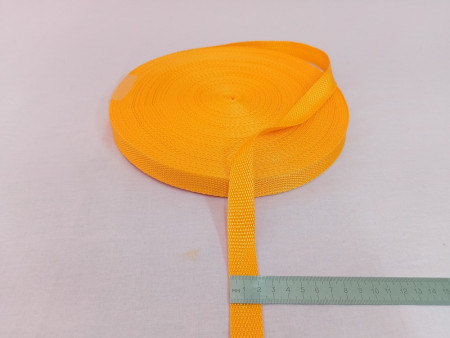 Лента ременная полипропиленовая 20 мм - Оранжевая