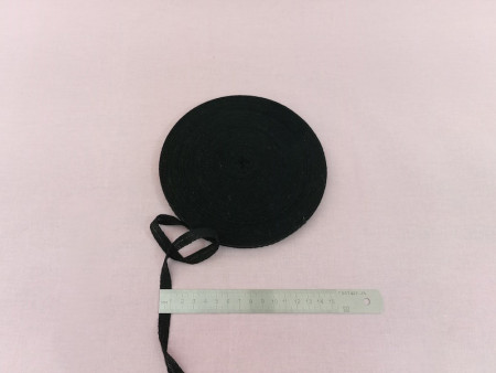 Лента киперная ХБ черная 10 мм