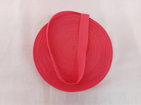 Лента текстильная ременная 40 мм - Красная